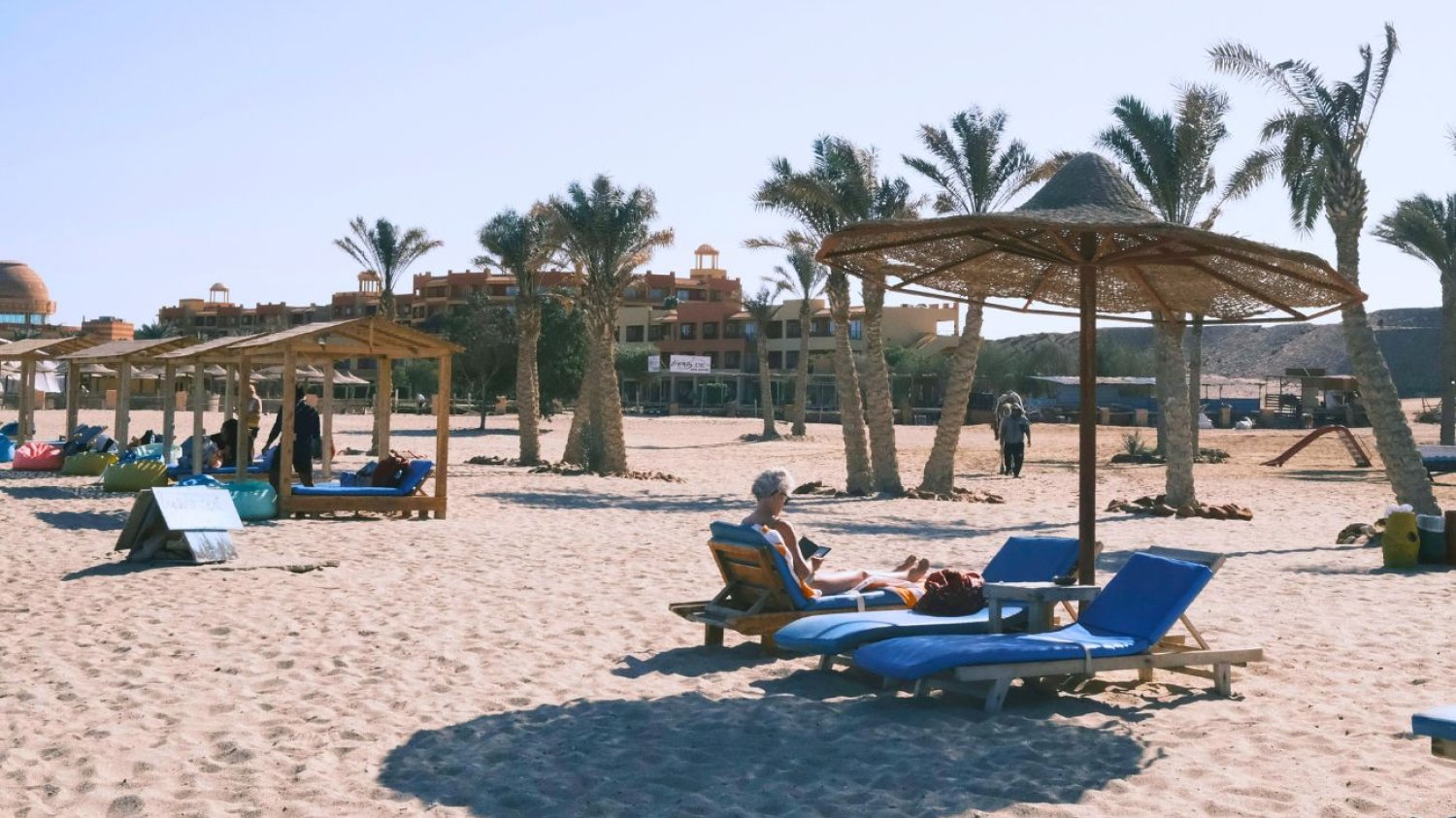 Wakacje na plaży w Egipcie