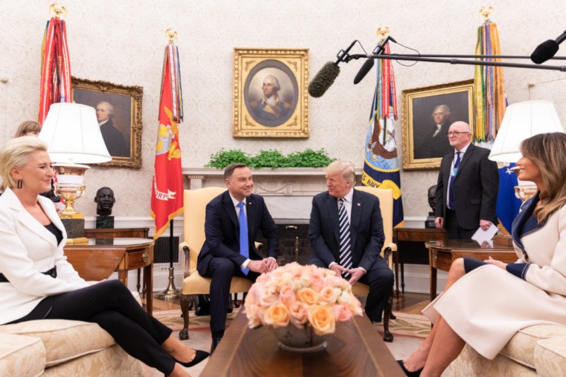 Prezydent Andrzej Duda z wizytą w Białym Domu.