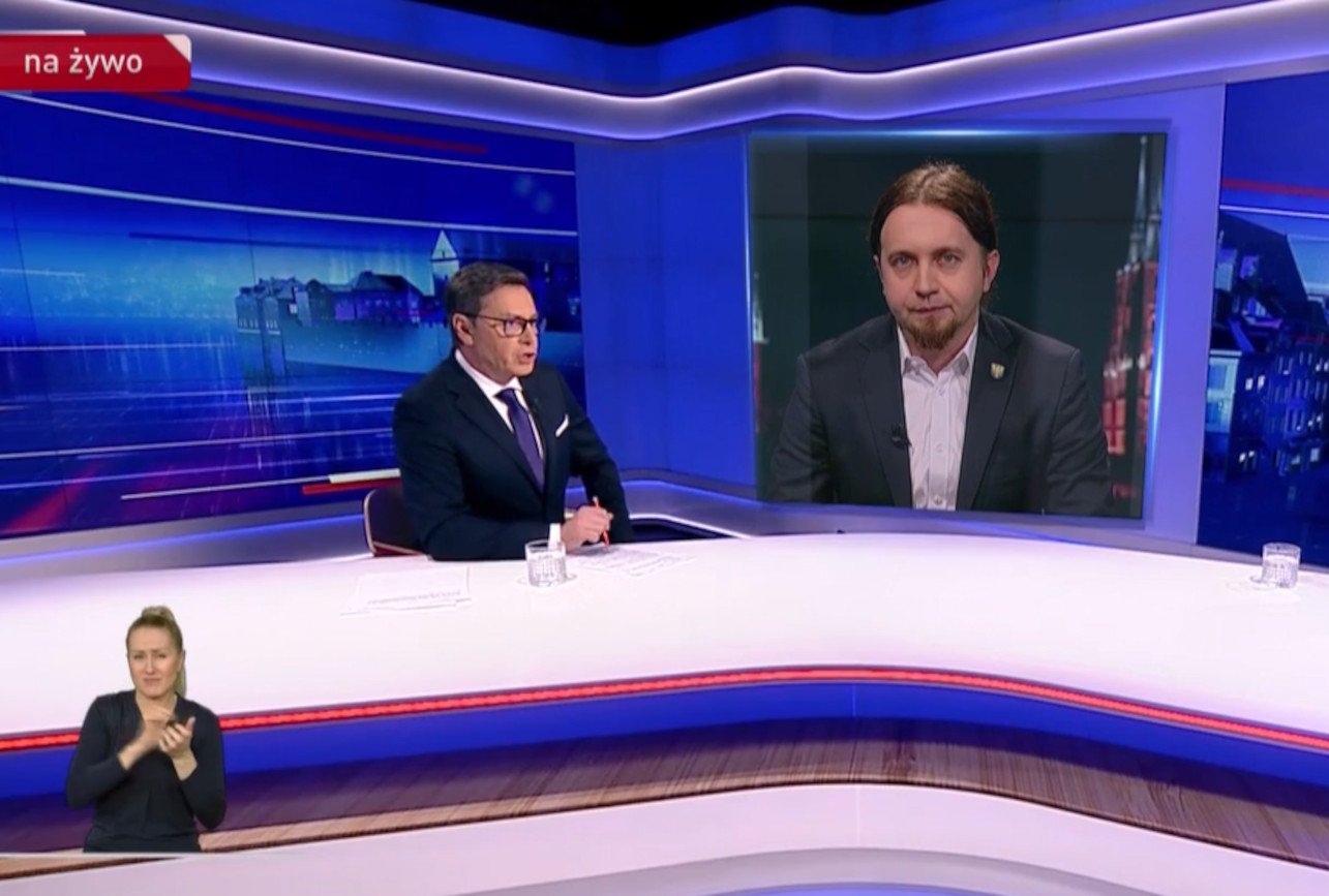 Spięcie w "Gościu Wiadomości" TVP. Poszło o aferę ws. działki Morawieckiej.