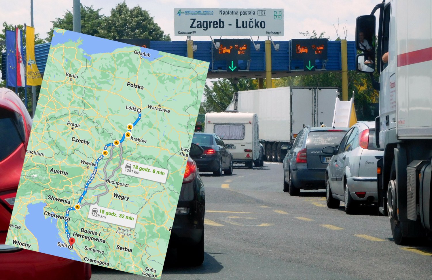 Do Chorwacji da się dojechać bez opłat drogowych. Trasa będzie jednak dłuższa.