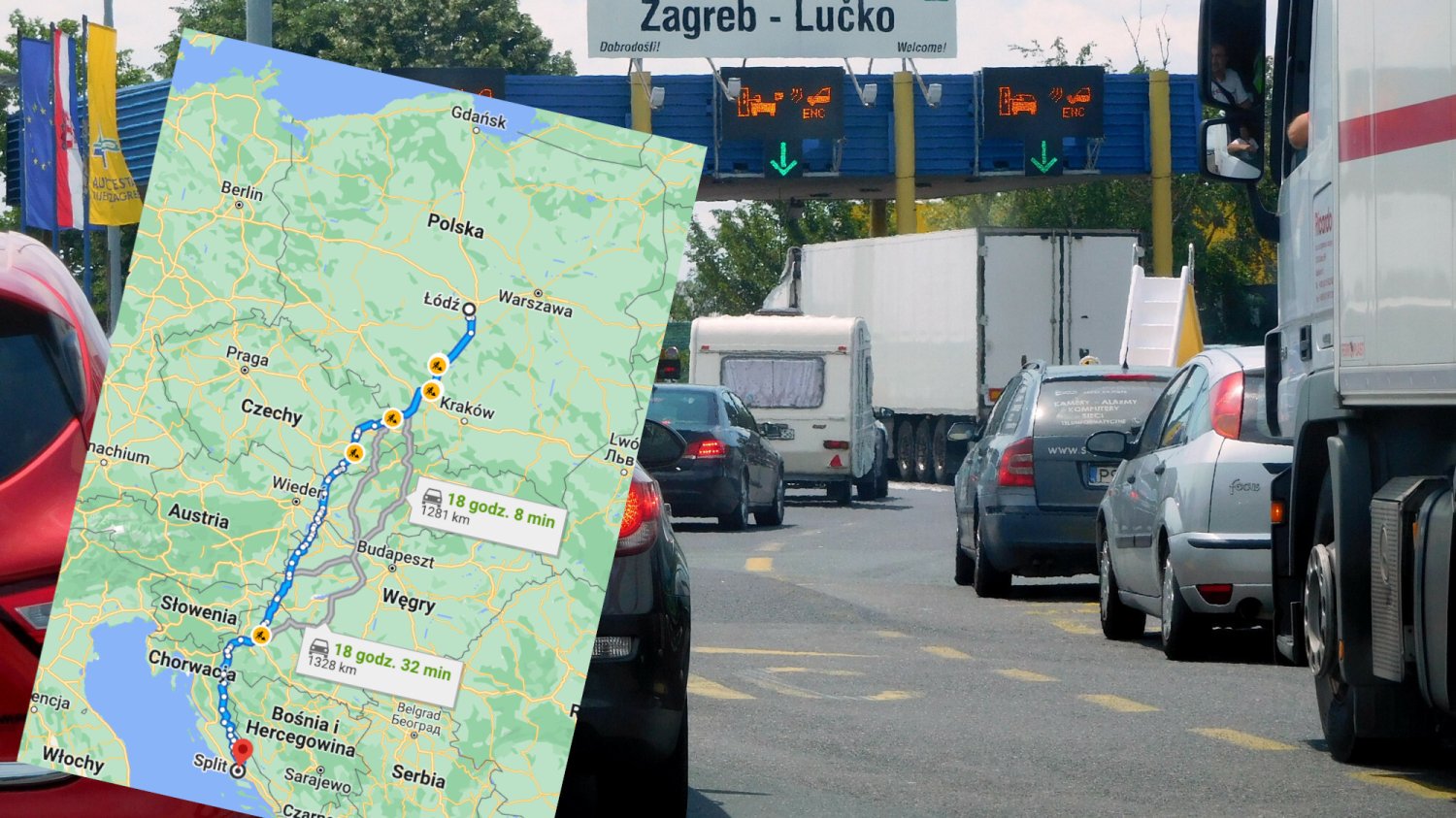 Do Chorwacji da się dojechać bez opłat drogowych. Trasa będzie jednak dłuższa.