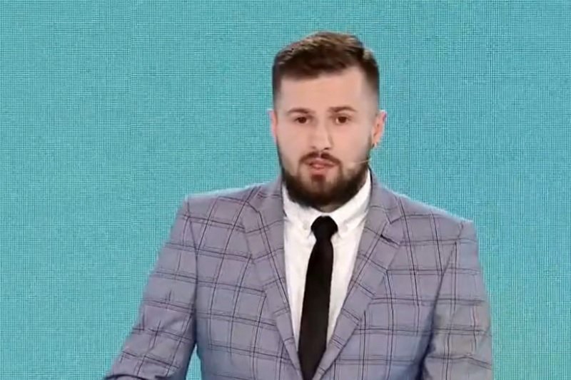 Sebastian Kościelnik pojawił się na konwencji Małgorzaty Kidawy-Błońskiej w Warszawie.