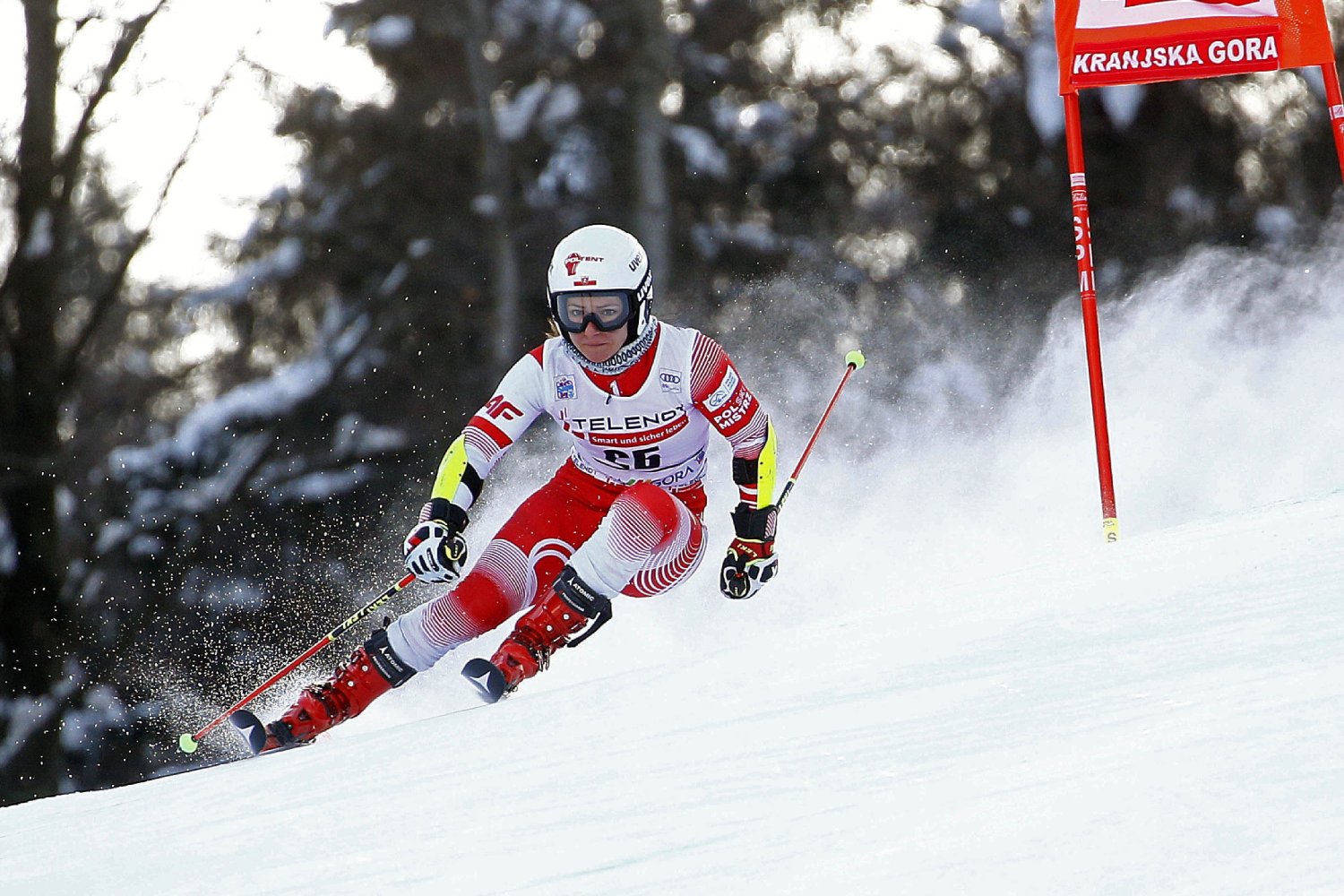 Maryna Gąsienica-Daniel bardzo dobrze spisała się na trasie kombinacji podczas MŚ