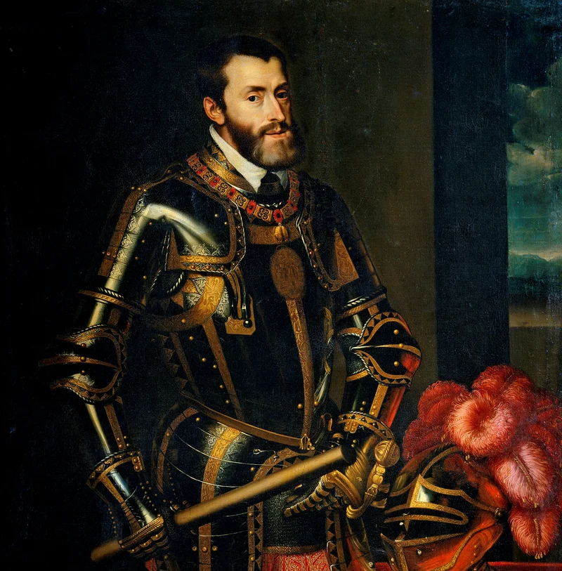 Cesarz Karol V, obraz Juana Pantoji de la Cruza, ok. 1605 roku.