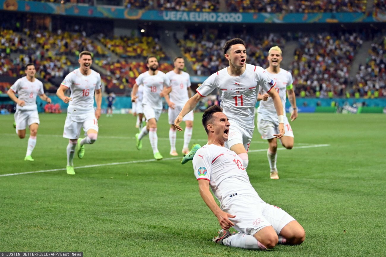 Szwajcaria sprawiła gigantyczną sensację w 1/8 finału Euro 2020
