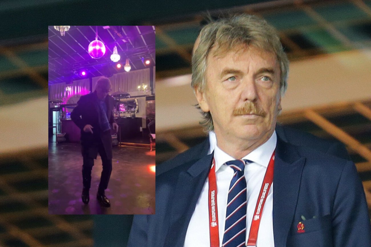 Zbigniew Boniek tańczy na imprezie wnuczki.