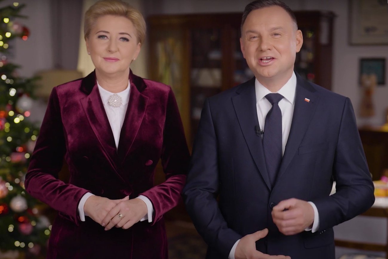 Para prezydencka podziękowała w życzeniach świątecznych straży granicznej.
