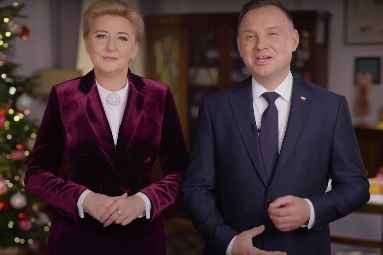 Para prezydencka podziękowała w życzeniach świątecznych straży granicznej.