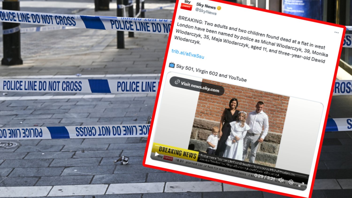 Rodzina z Polski znaleziona martwa w Londynie. Policja nie szuka sprawcy. Samobójstwo czy morderstwo?