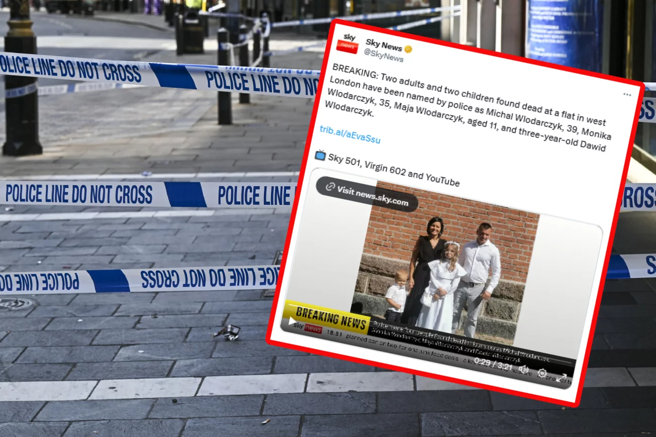 Rodzina z Polski znaleziona martwa w Londynie. Policja nie szuka sprawcy. Samobójstwo czy morderstwo?