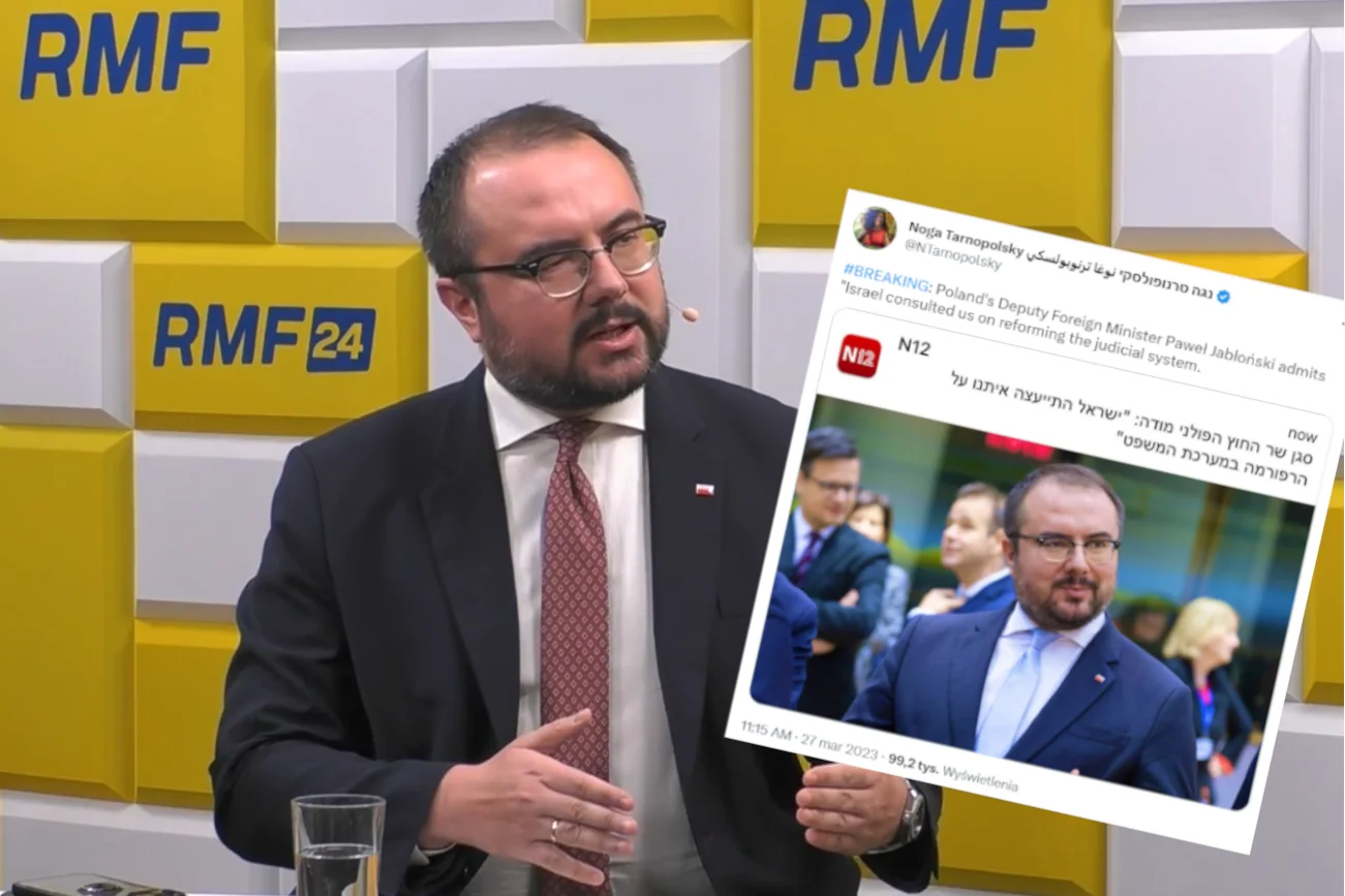 Izraelskie media cytują wypowiedź wiceministra Jabłońskiego.