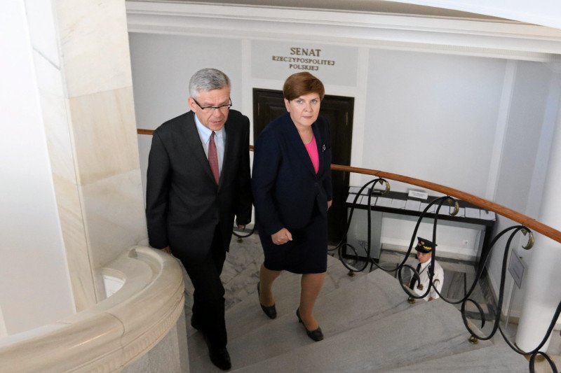 Czyżby Andrzej Duda już nie był potrzebny. Była premier miałaby wystartować w wyborach prezydenckich.