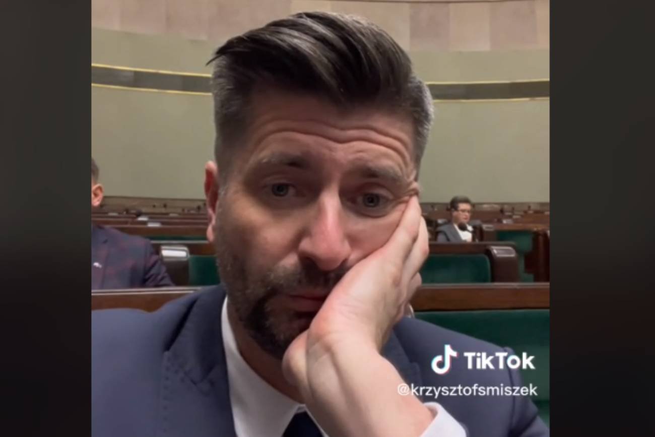 Krzysztof Śmiszek nagrał TikToka z Kają Godek. Hit internetu