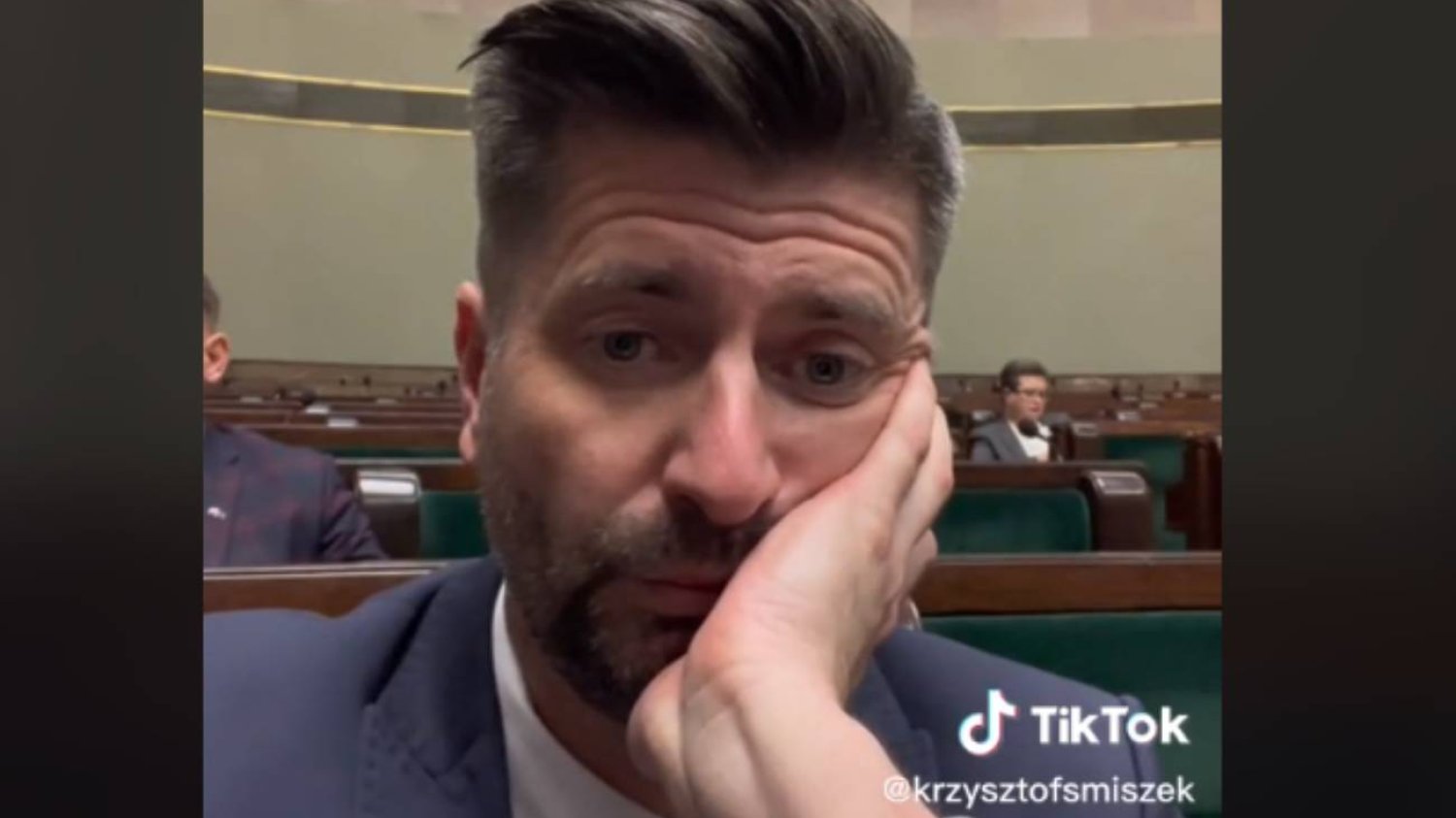 Krzysztof Śmiszek nagrał TikToka z Kają Godek. Hit internetu