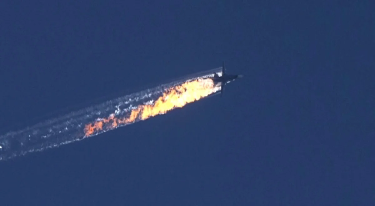zestrzelony Su-24