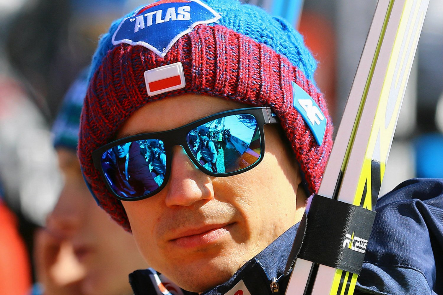 Kamil Stoch podczas czwartkowych kwalifikacji w Planicy.