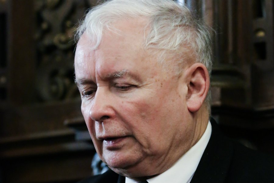 Anna Bielecka odwiedziła prezesa Kaczyńskiego w szpitalu na Szaserów.