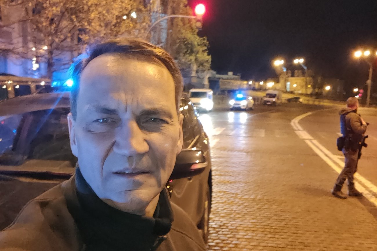 Minister spraw zagranicznych Radosław Sikorski z wizytą w Ukrainie.