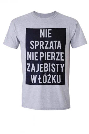 Wady wymienione na koszulce mogą spodobać się tylko facetom.