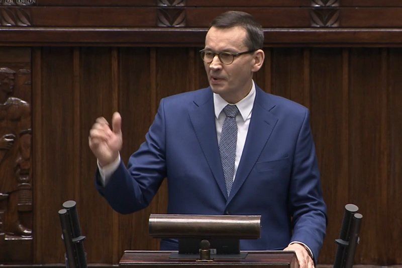 Mateusz Morawiecki straszył Polaków immobilizmem.