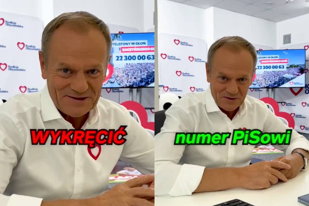 Donald Tusk apeluje o telefony do osób niezdecydowanych do udziału w wyborach