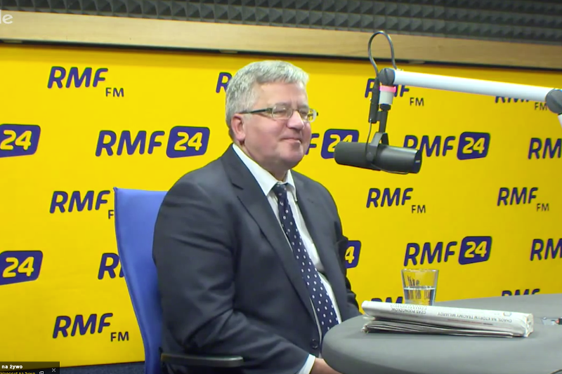 Bronisław Komorowski powiedział, że dobrze odnalazł się po przegranych wyborach. Zaczyna już pracę.