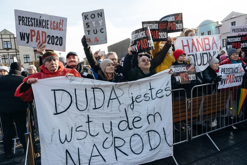 Andrzej Duda został wygwizdany w Pucku.