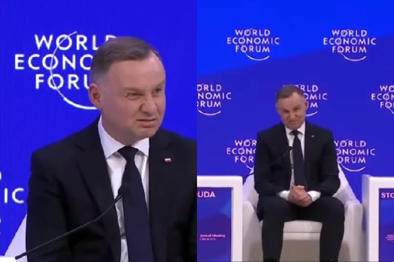 Andrzej Duda w Davos.