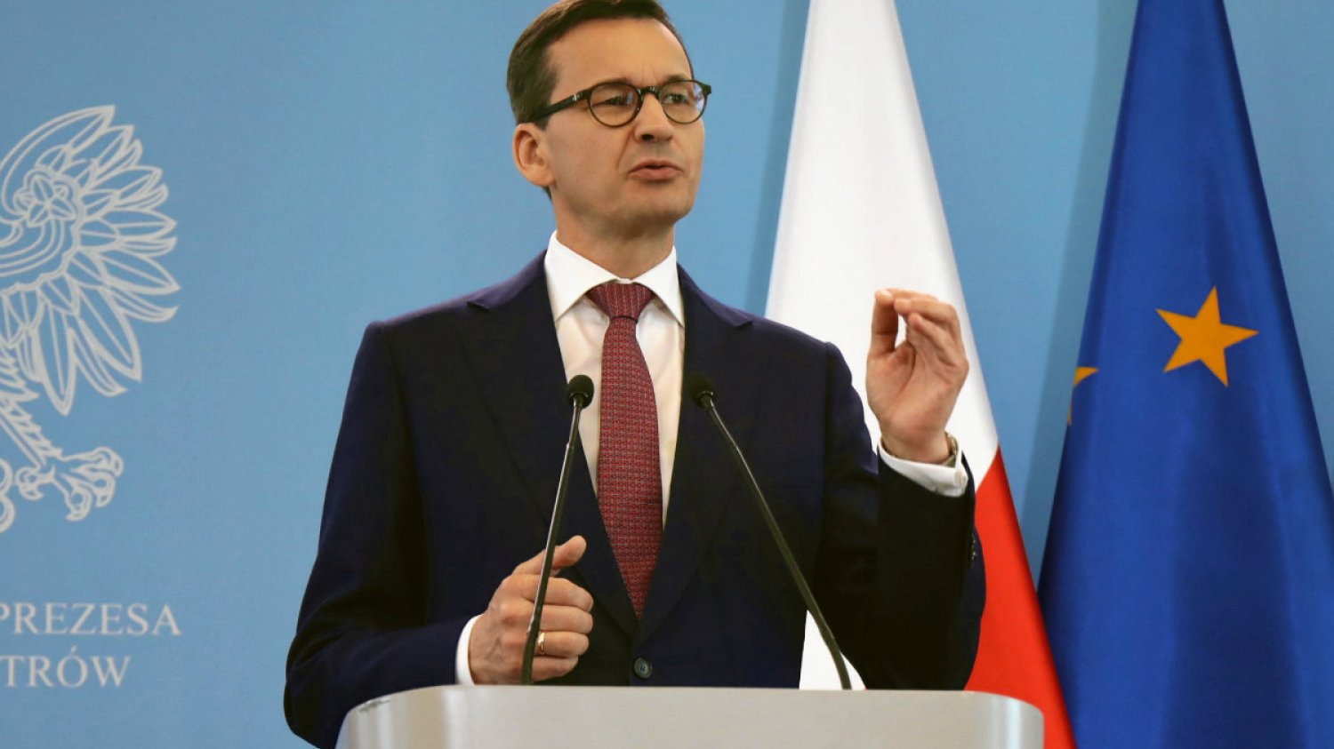 Premier Mateusz Morawiecki opowiedział na konferencji prasowej o rozdzielności majątkowej w jego małżeństwie.