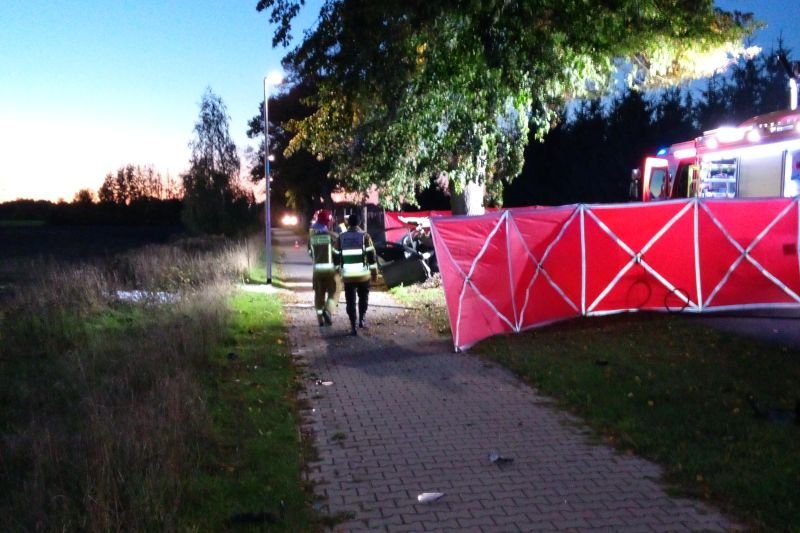 Tragiczny wypadek w Trzciance. Mężczyzna transmitował swoją śmierć