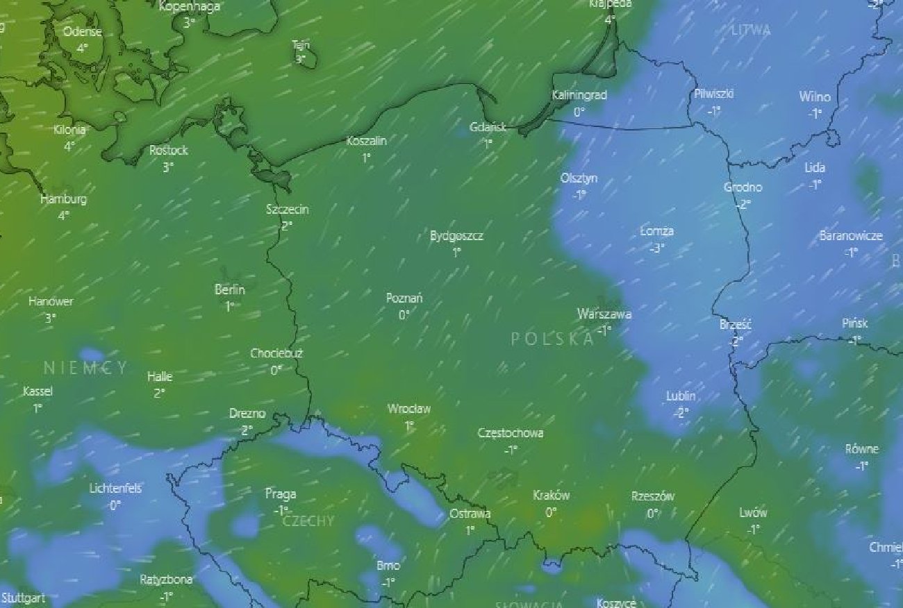 Pogoda na dziś – niedziela 16.01. IMGW wydało alerty drugiego stopnia