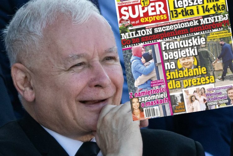 Jarosław Kaczyński dostał do domu francuskie pieczywo.