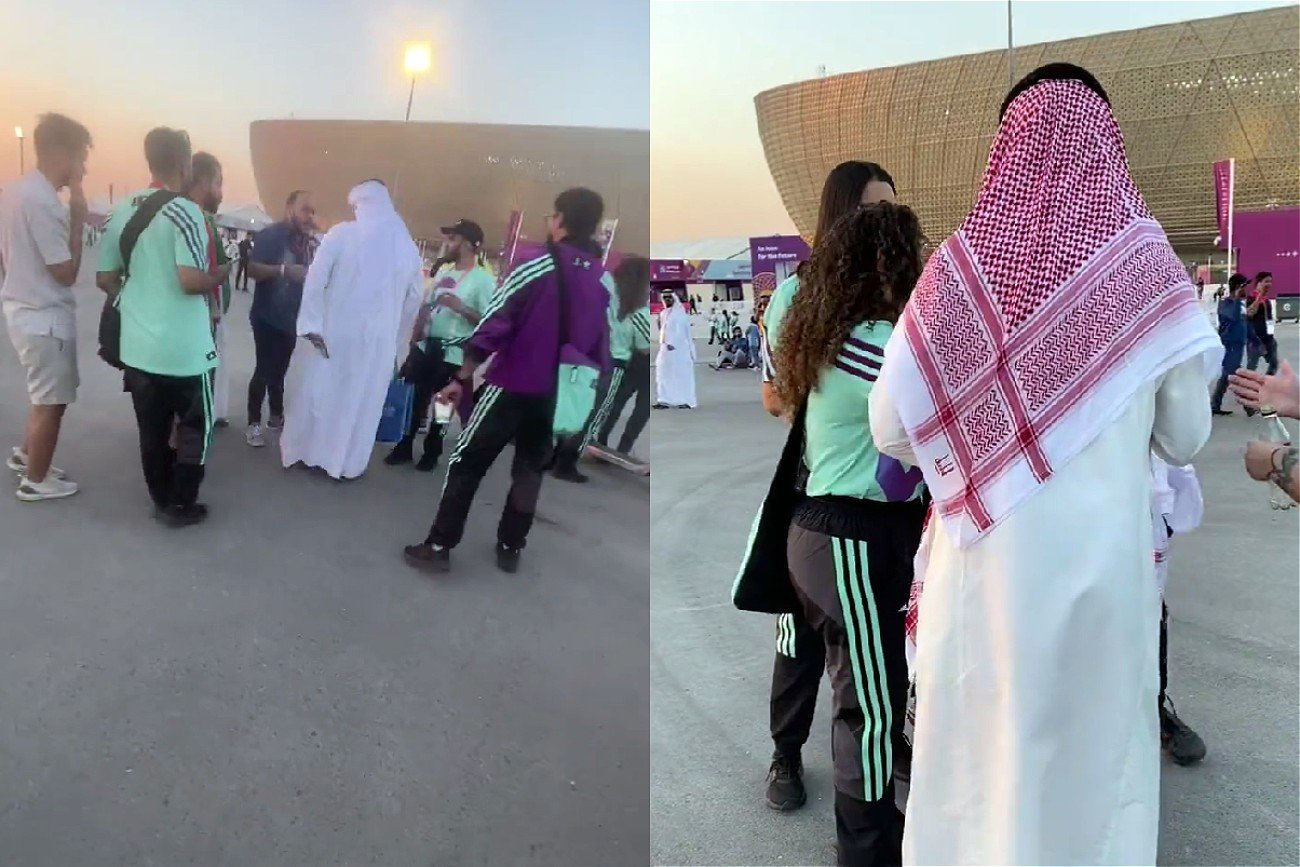 Kolejny skandal na MŚ w Katarze. Ochroniarze podeptali flagę, sądząc, że to symbol LGBT