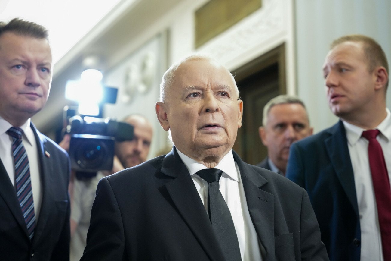 Mariusz Błaszczak i Jarosław Kaczyński