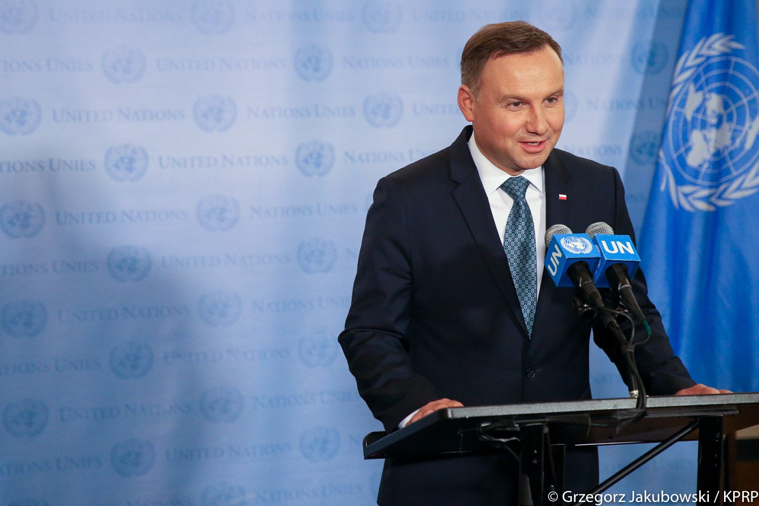 Prezydent Andrzej Duda przemawiał na zgromadzeniu ONZ w Nowym Jorku.