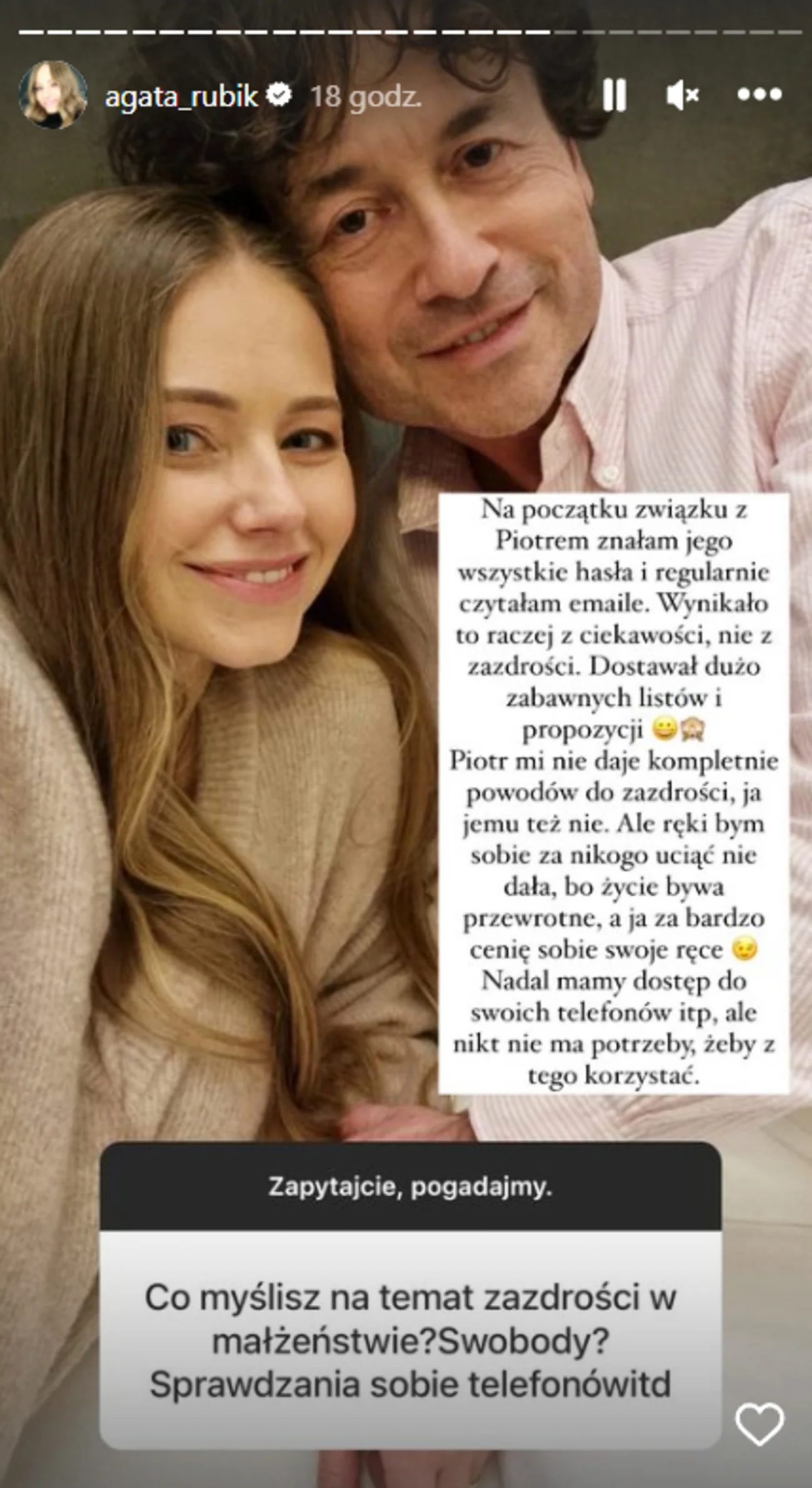Agata Rubik czytała korespondencję męża. "Znałam wszystkie hasła Piotra"