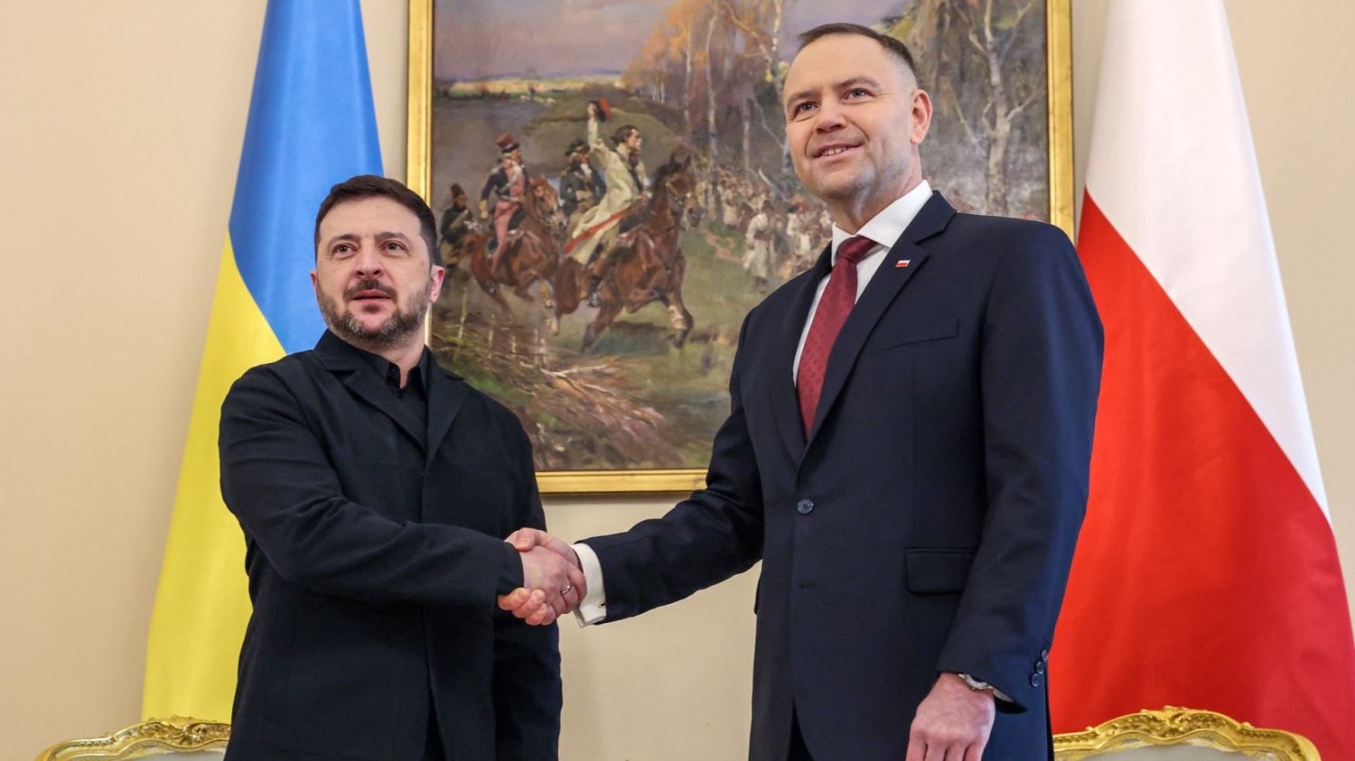 Wołodymyr Zełenski i Karol Nawrocki Wołodymyr Zełenski i Karol Nawrocki