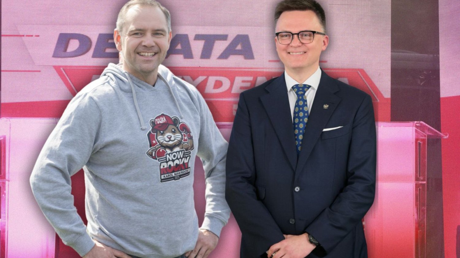 Nowy sondaż. Nawrocki i Hołownia zwycięzcami debat prezydenckich.
