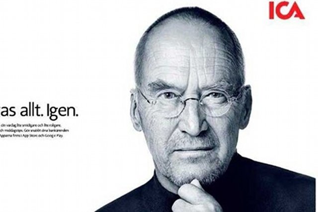 Reklama sieci ICA, która nawiązuje do postaci Steve'a Jobesa, nie wszystkim przypadła do gustu