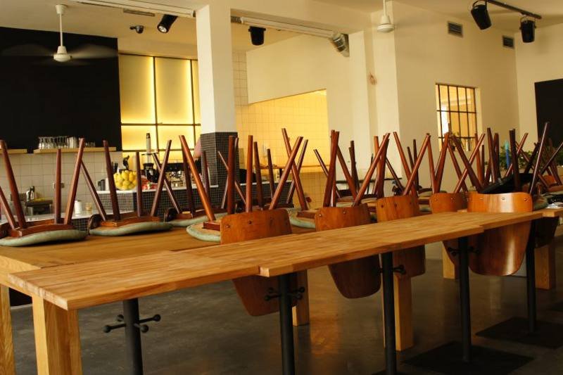 Wnętrze SAMu i popularny ostatnio common table
