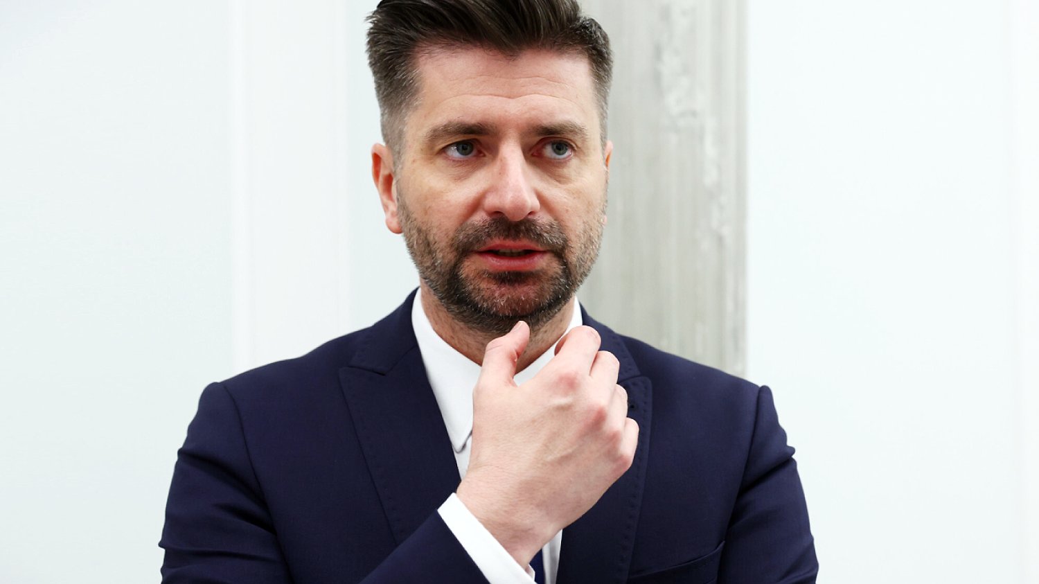 Poseł Lewicy Krzysztof Śmiszek.