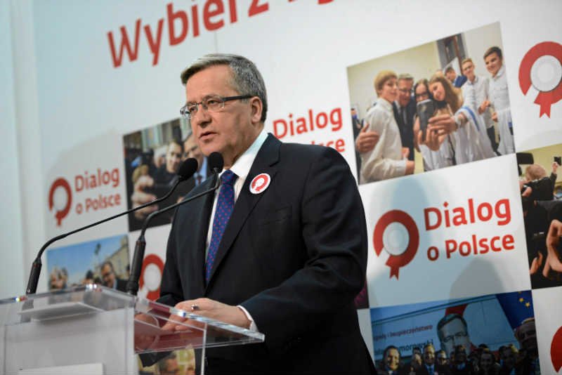 Bronisław Komorowski ma wg Polaków najlepsze kompetencje, by być prezydentem.