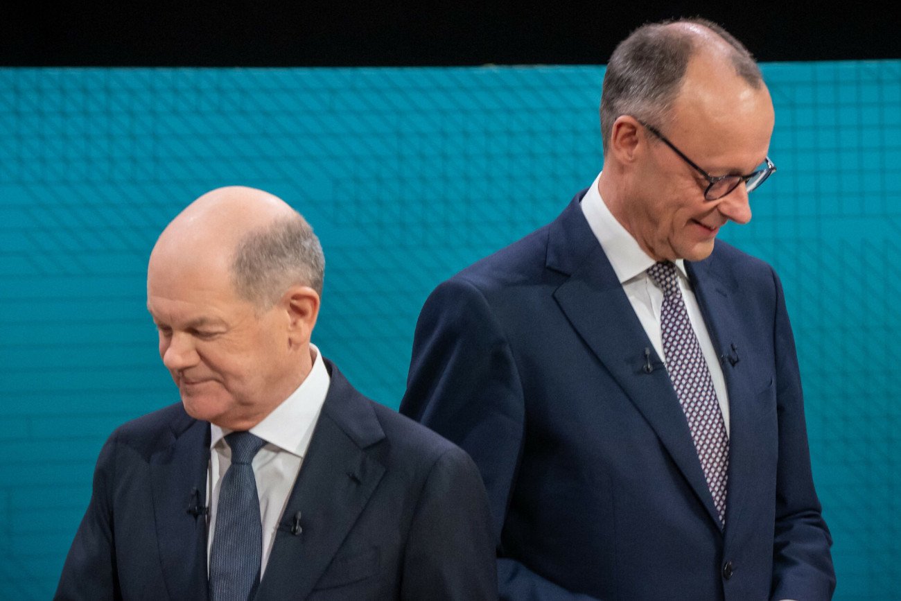 Olaf Scholz i chadecki kandydat na kanclerza Niemiec Friedrich Merz starli się w niedzielę wieczorem (9.02.2025) na antenie publicznych stacji ARD i ZDF