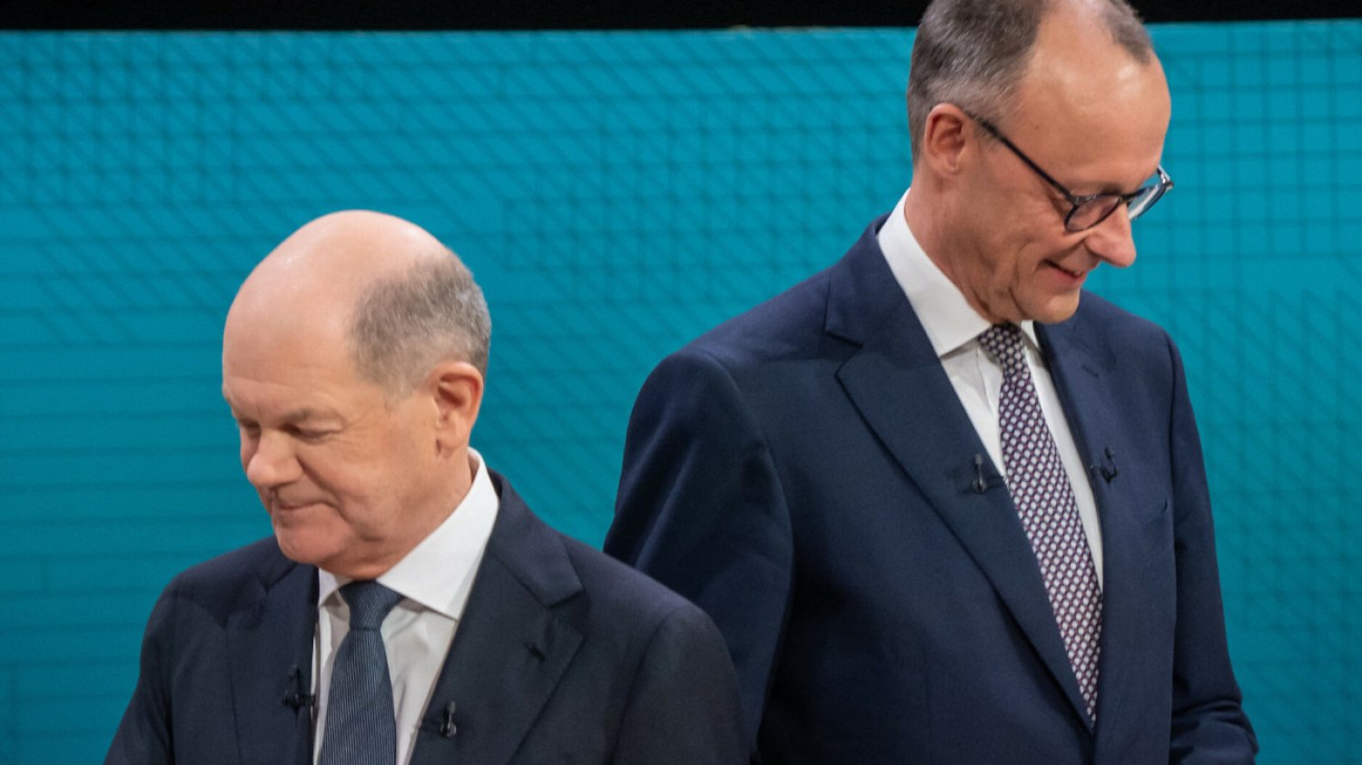 Olaf Scholz i chadecki kandydat na kanclerza Niemiec Friedrich Merz starli się w niedzielę wieczorem (9.02.2025) na antenie publicznych stacji ARD i ZDF