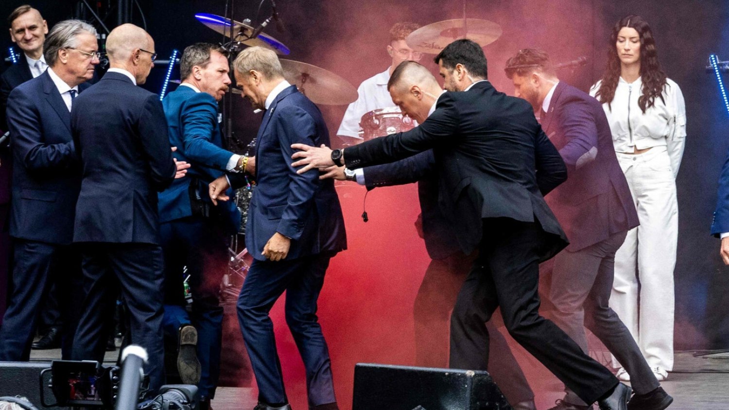 Poważny incydent podczas wystąpienia Tuska Donald Tusk