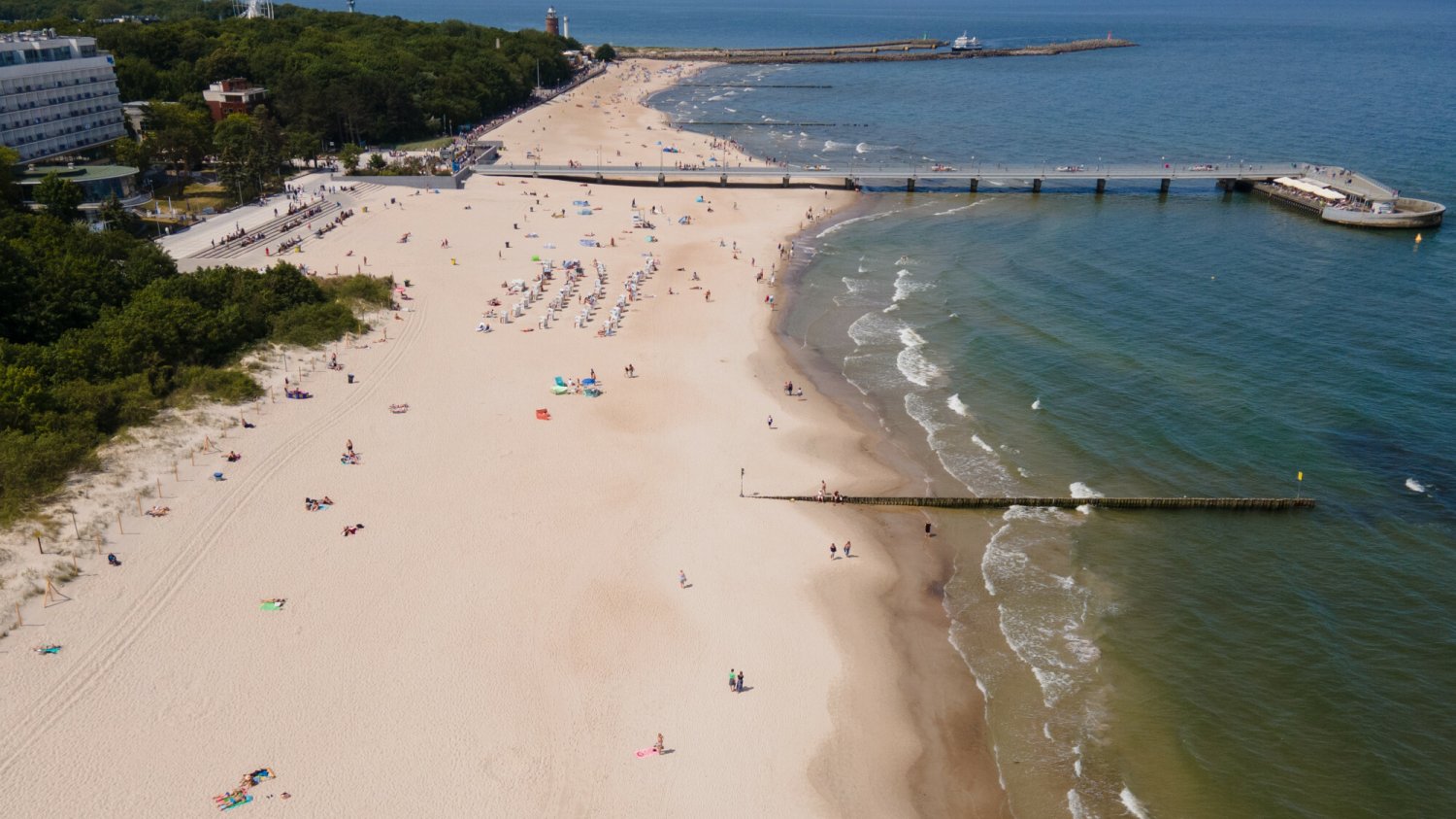 Koniec czerwca w Kołobrzegu - tak wyglądała plaża