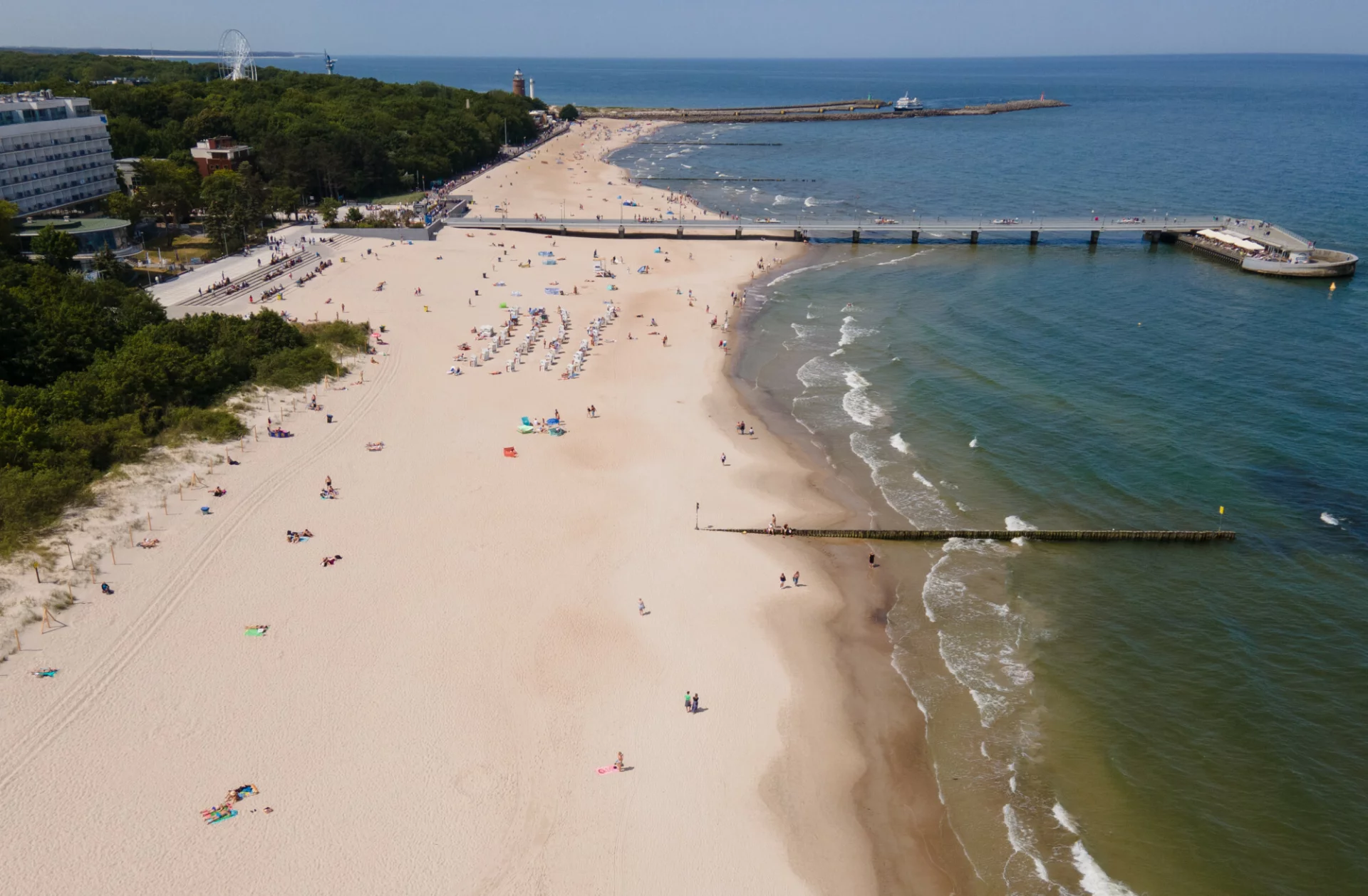 Koniec czerwca w Kołobrzegu - tak wyglądała plaża
