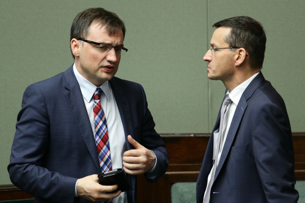 Mateusz Morawiecki i Zbigniew Ziobro nie zgadzają się m.in. w kwestii polityki wobec UE.