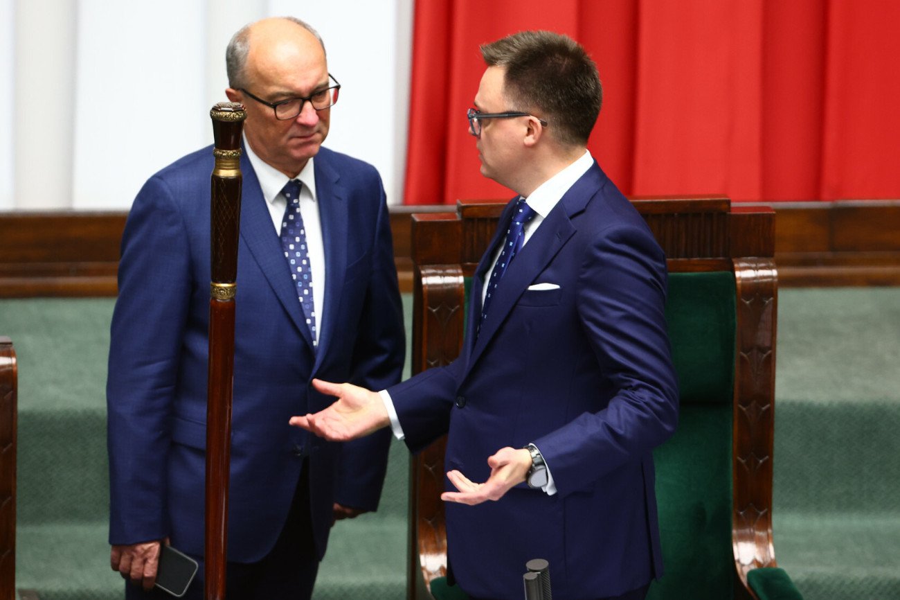 Włodzimierz Czarzasty i Szymon Hołownia