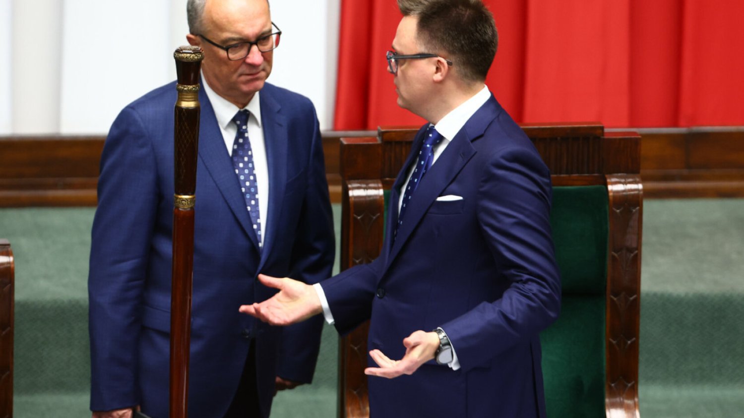 Włodzimierz Czarzasty i Szymon Hołownia